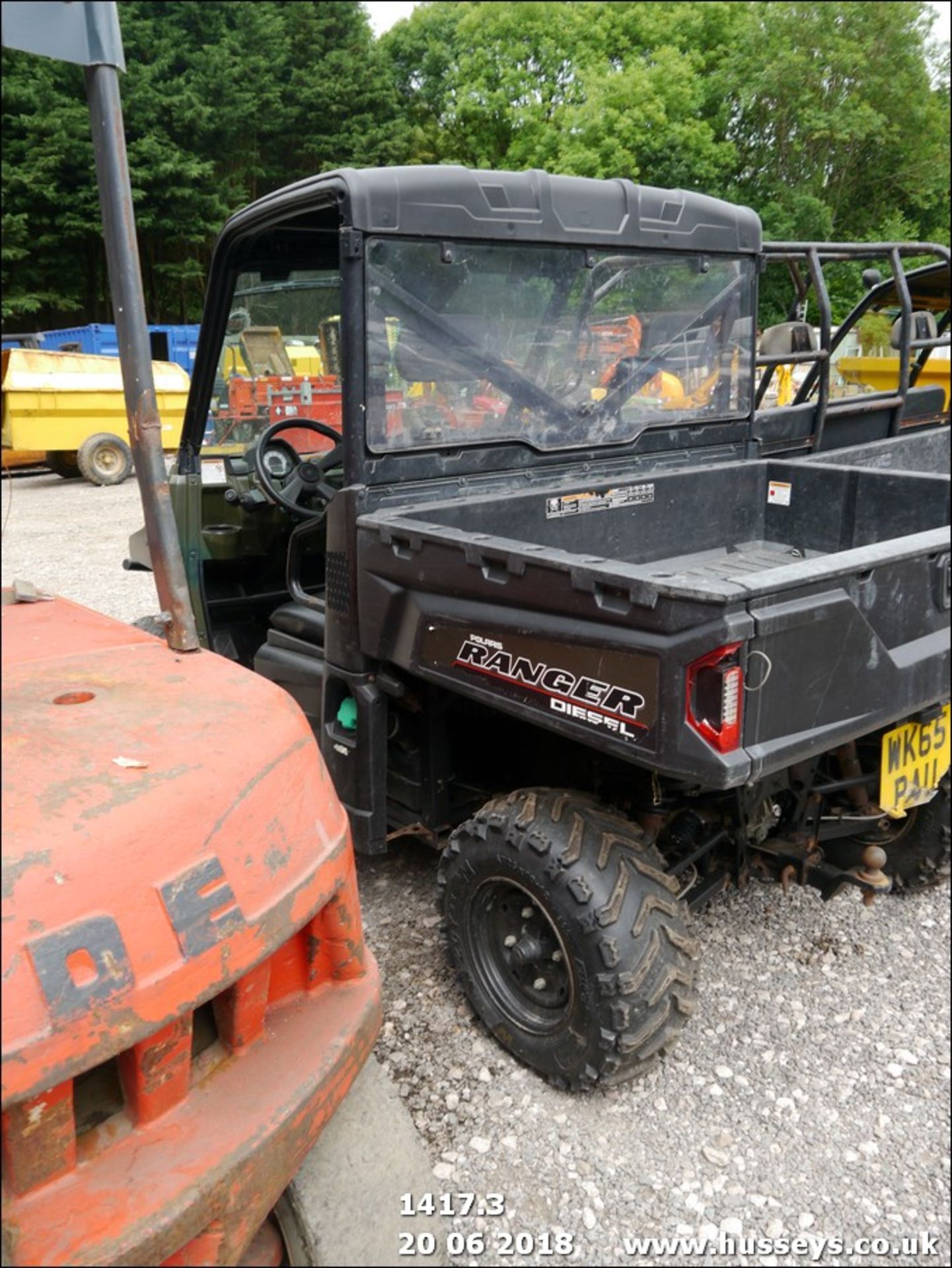 POLARIS RANGER DSL WK65PAU RUNS, DRIVES - Image 4 of 10