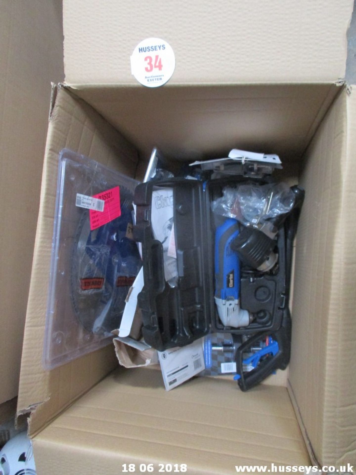 BOX OF ASSORTED TOOLS (SPARES) 3359