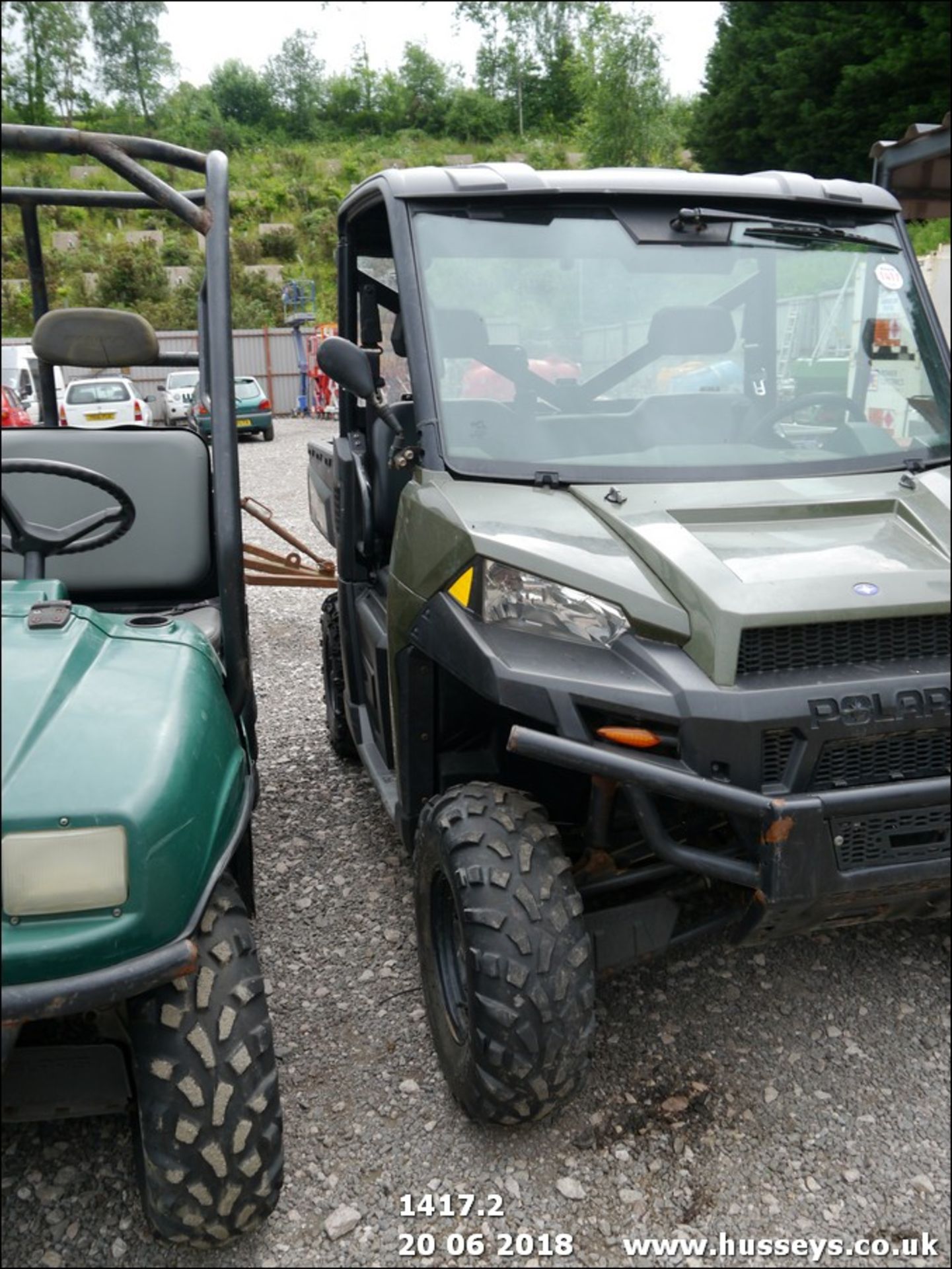 POLARIS RANGER DSL WK65PAU RUNS, DRIVES - Image 3 of 10