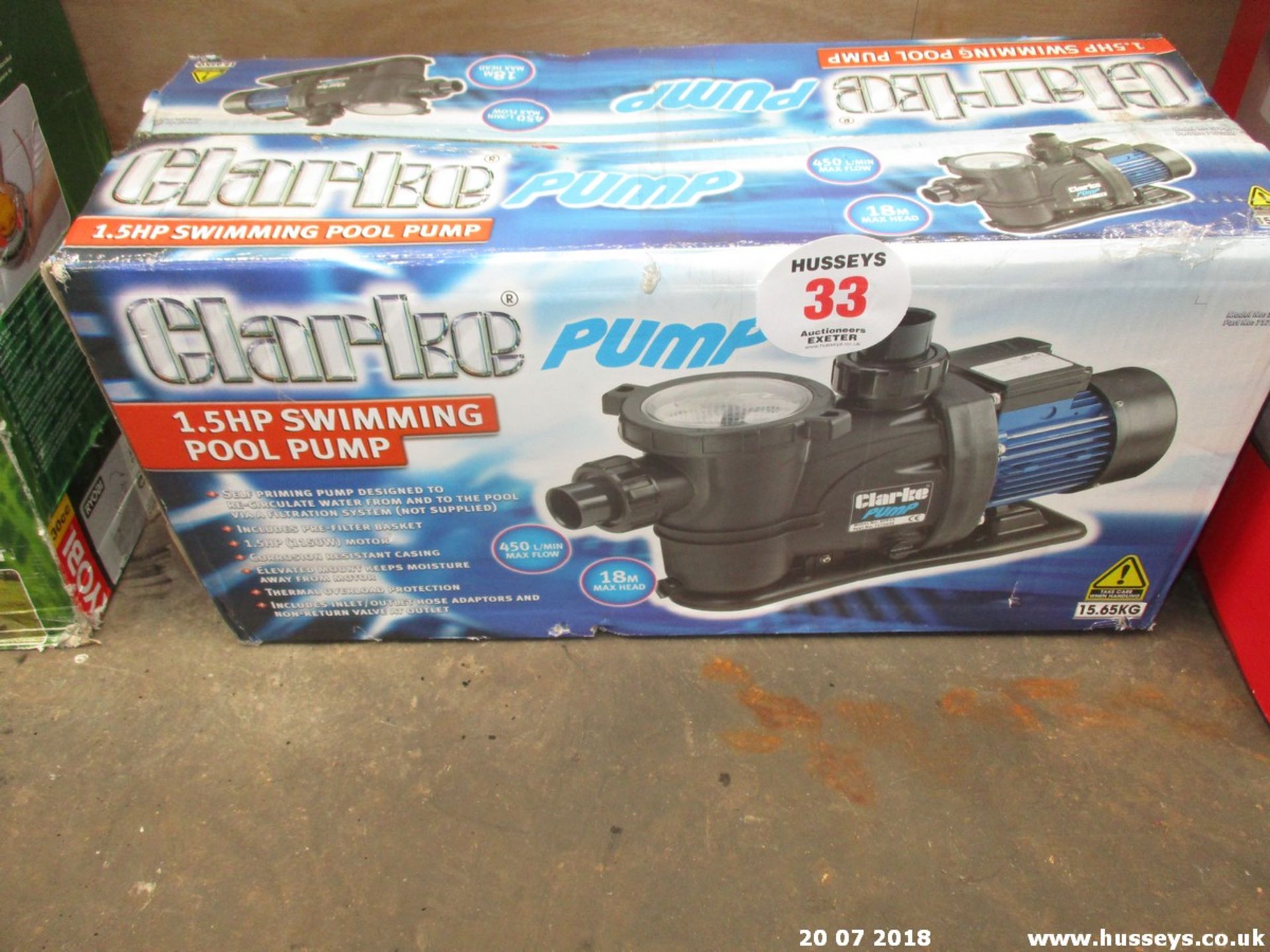 CLARKE SWIMMING POOL PUMP