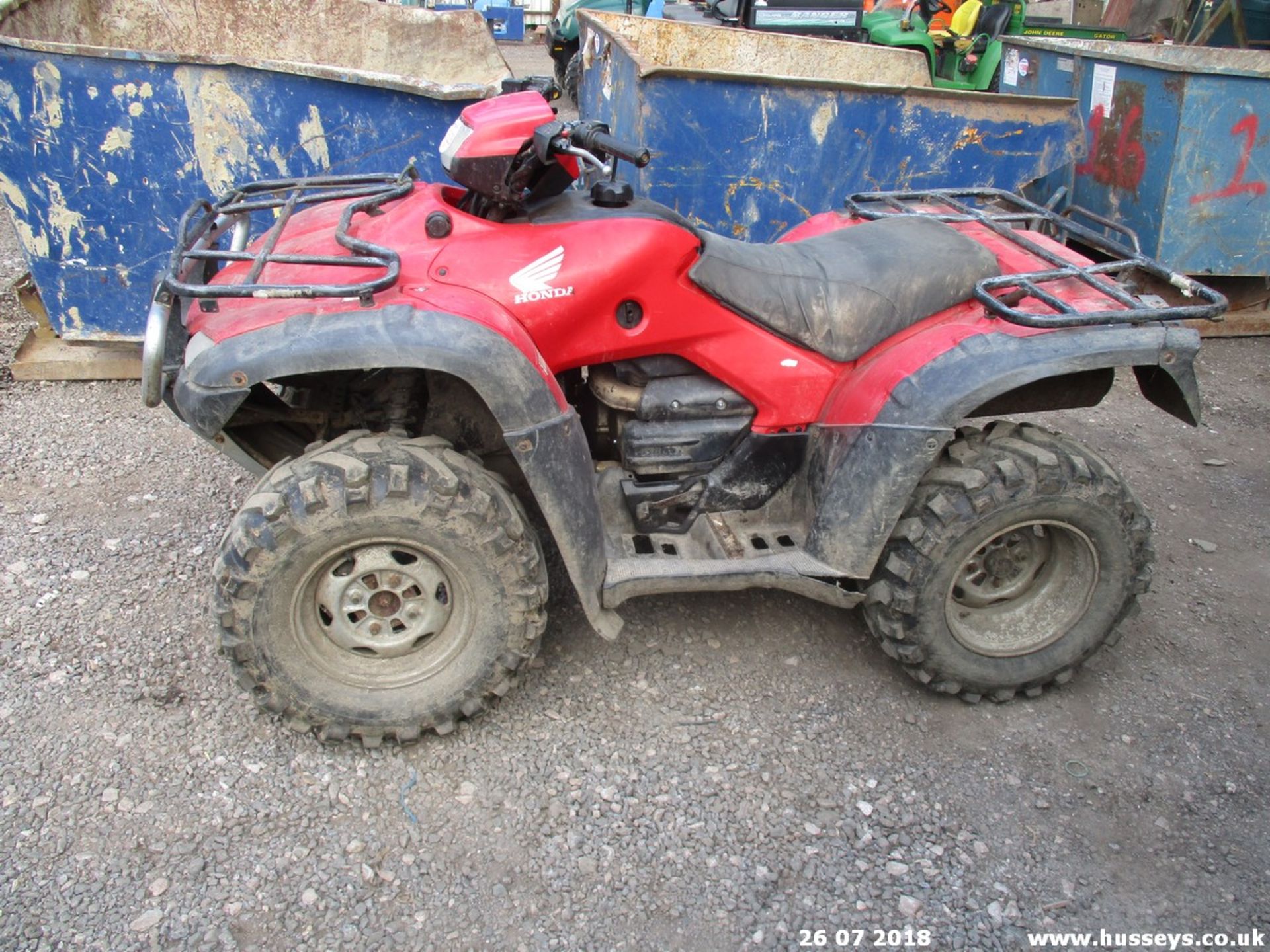 HONDA TRX500 QUAD 2007 KEY RUNS & DRIVES - Image 2 of 2