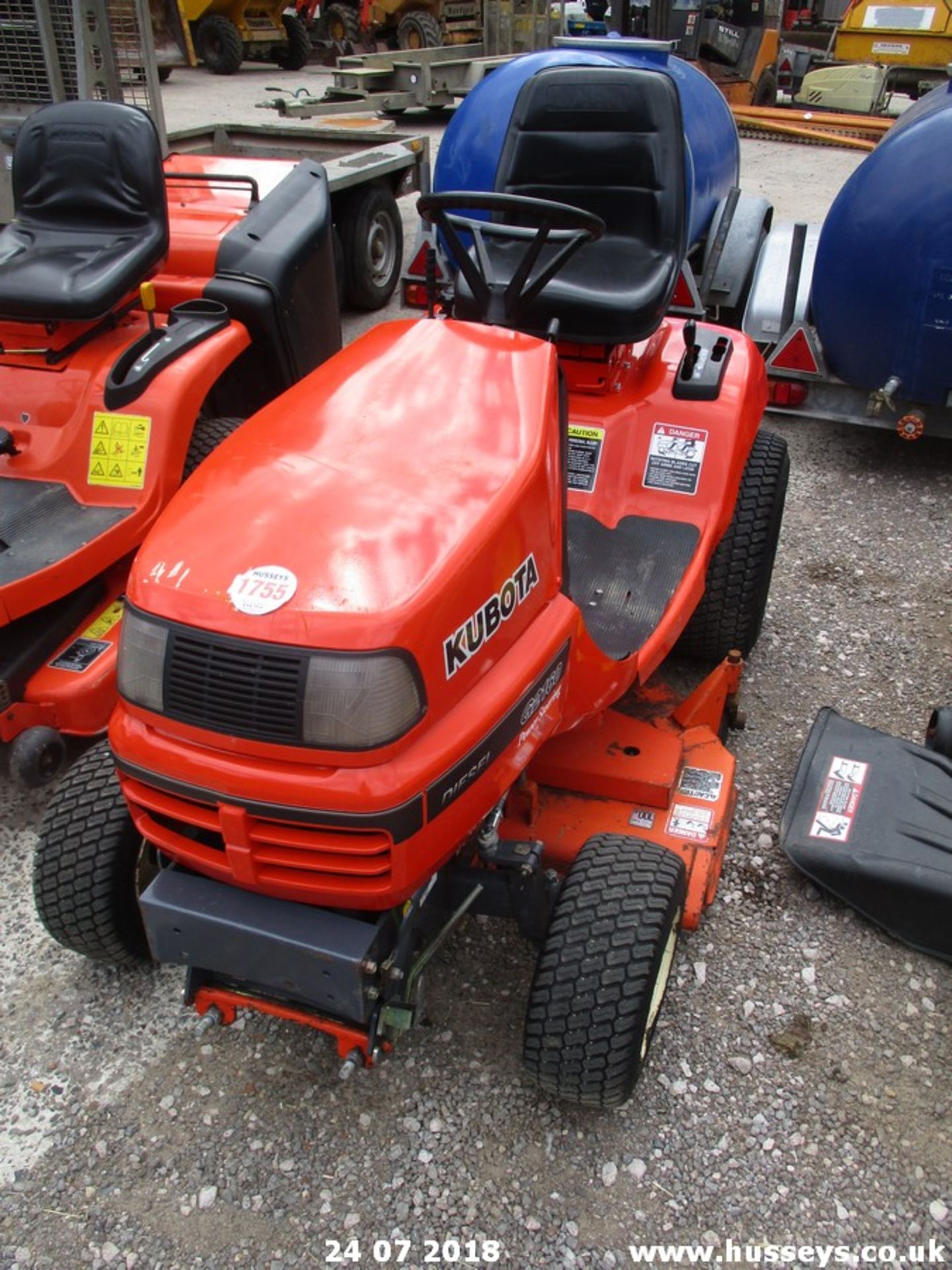 KUBOTA G2160 DSL RIDE ON MOWER EU08MZV RUNS DRIVES CUTS