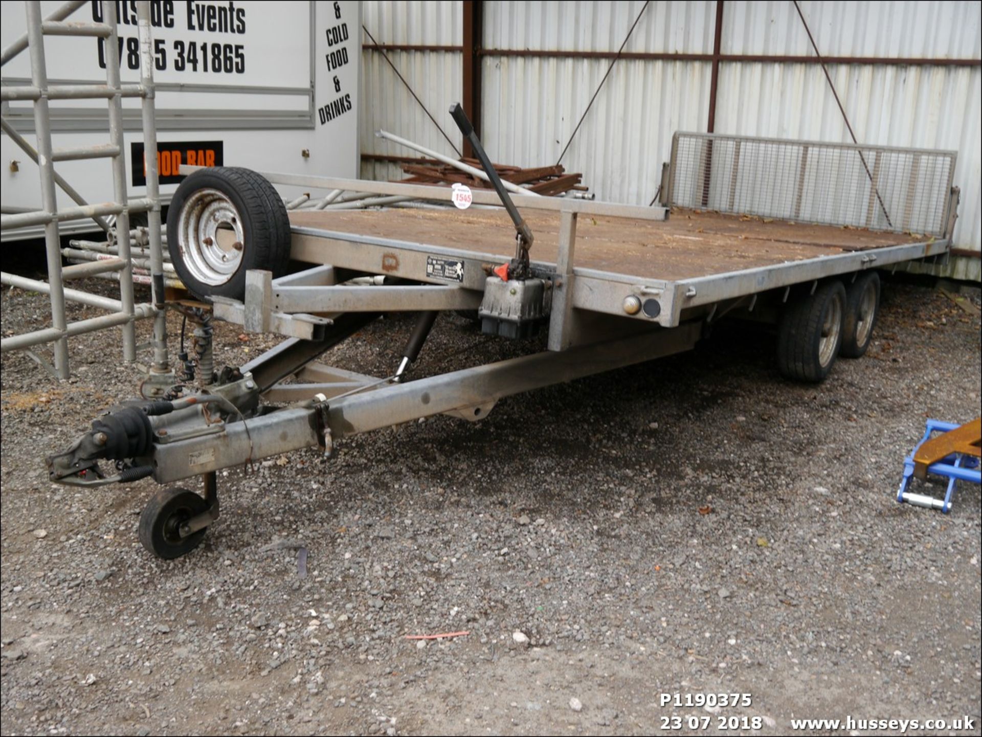 WESSEX 16'X7' TWIN AXLE TILT BED TRAILER