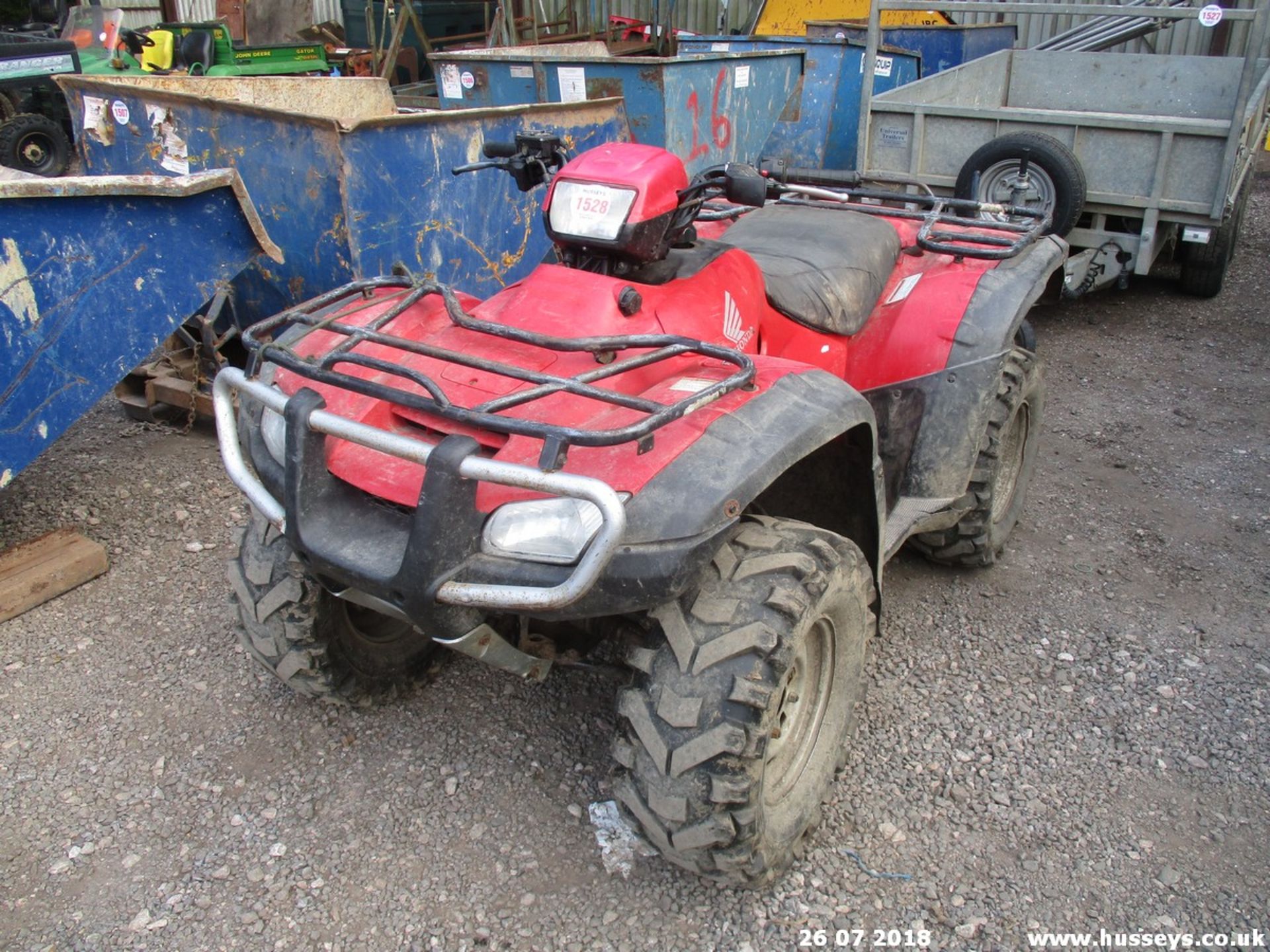 HONDA TRX500 QUAD 2007 KEY RUNS & DRIVES