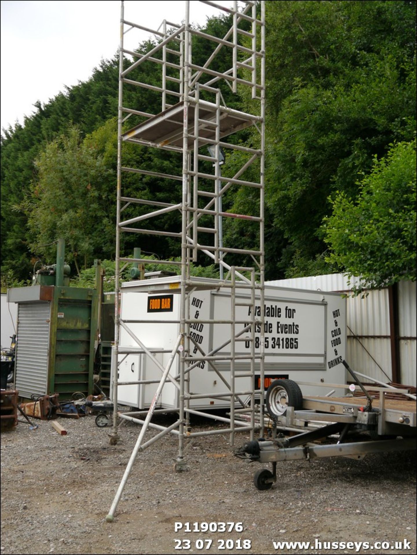 ALLOY SCAFFOLD TOWER