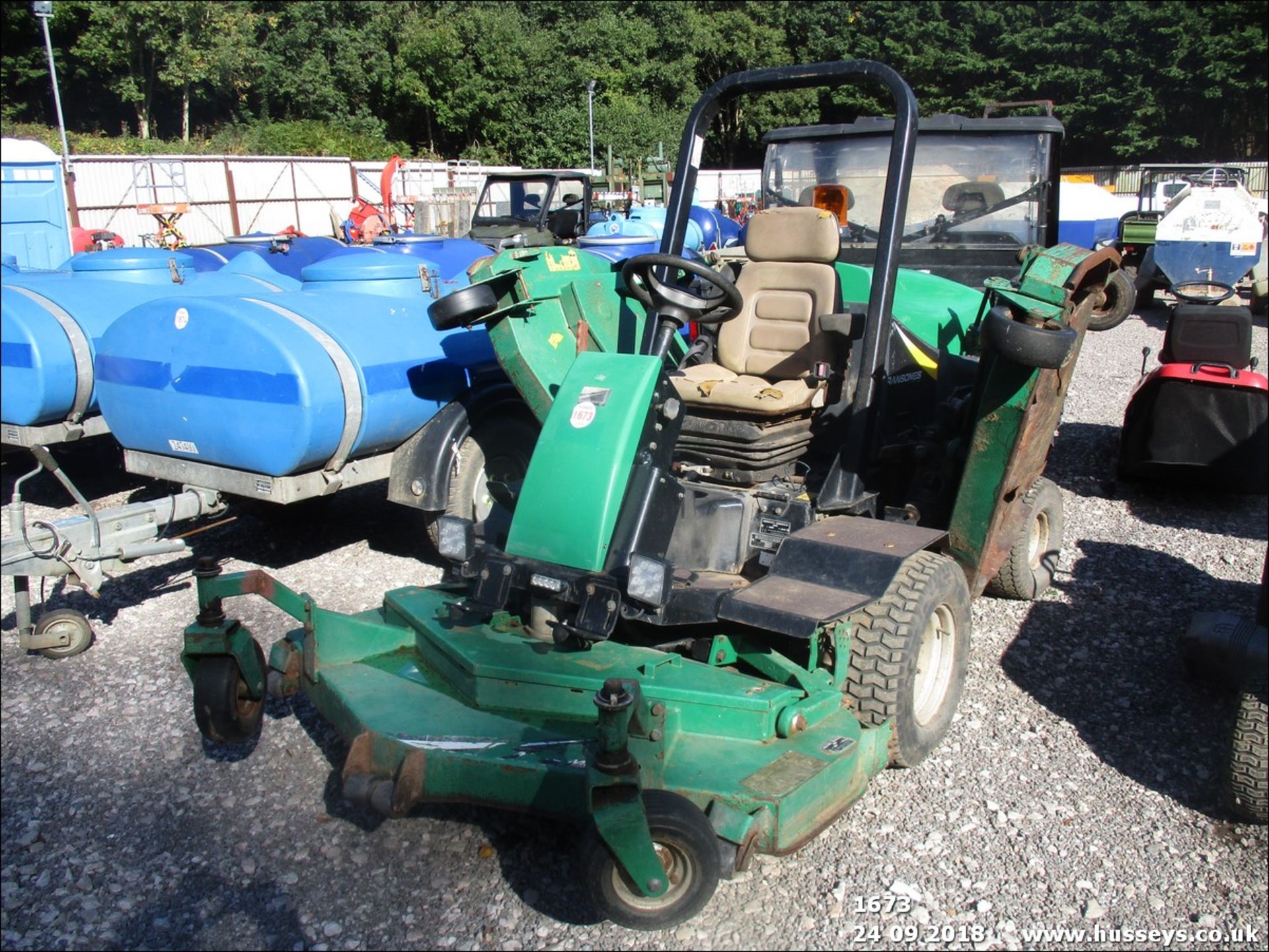 RANSOMES HR6010 BATWING MOWER WX04DXB. V5 & KEY. NO VAT