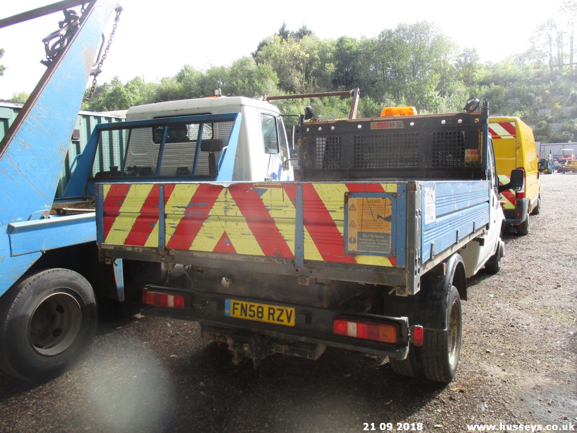 2008 FORD TRANSIT DBL CAB TIPPER FN58RZN - Image 4 of 5