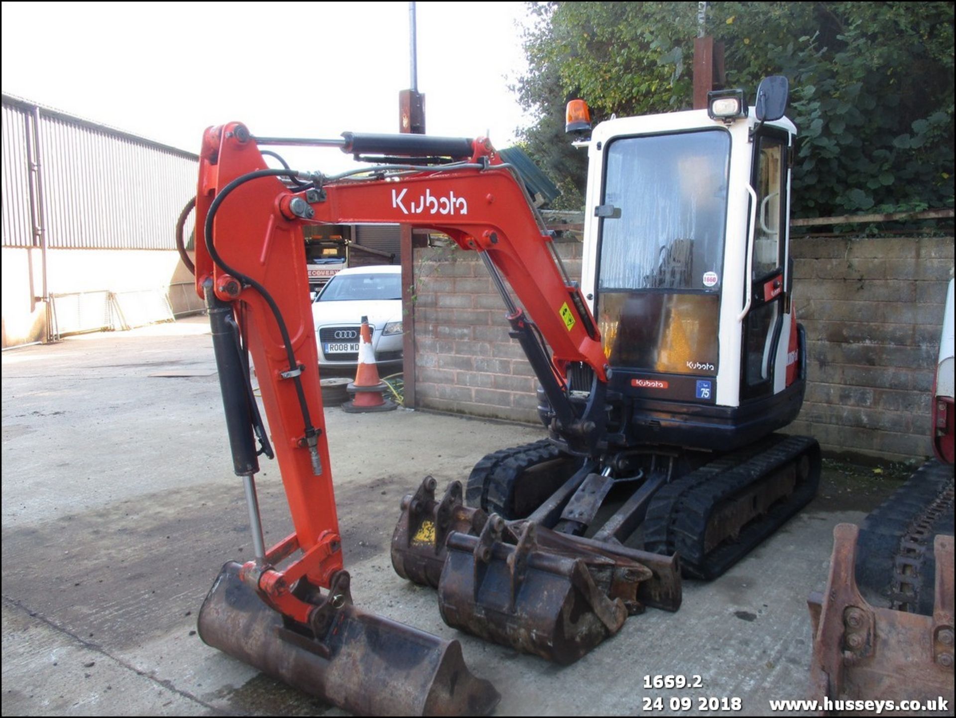 KUBOTA KX61-3 C/W 4 BUCKETS, KEY, RUNS, DRIVES, DIGS