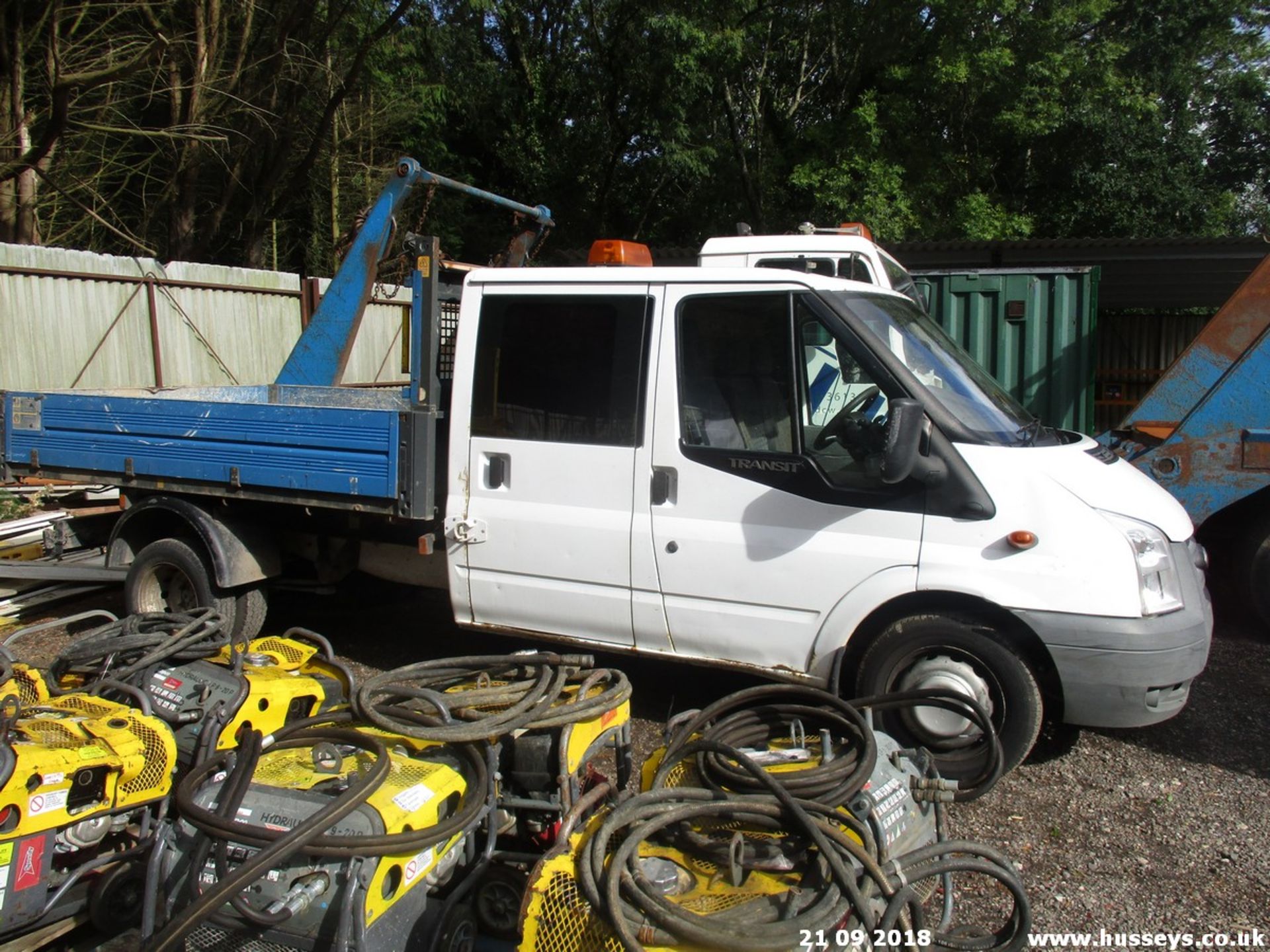 2008 FORD TRANSIT DBL CAB TIPPER FN58RZN - Image 3 of 5