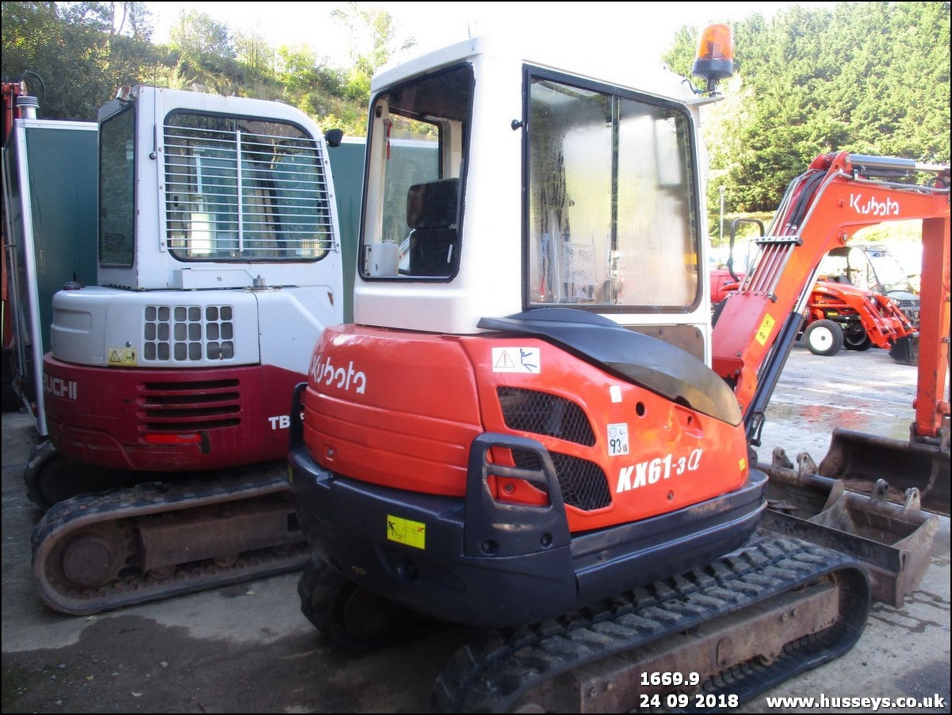 KUBOTA KX61-3 C/W 4 BUCKETS, KEY, RUNS, DRIVES, DIGS - Image 7 of 7