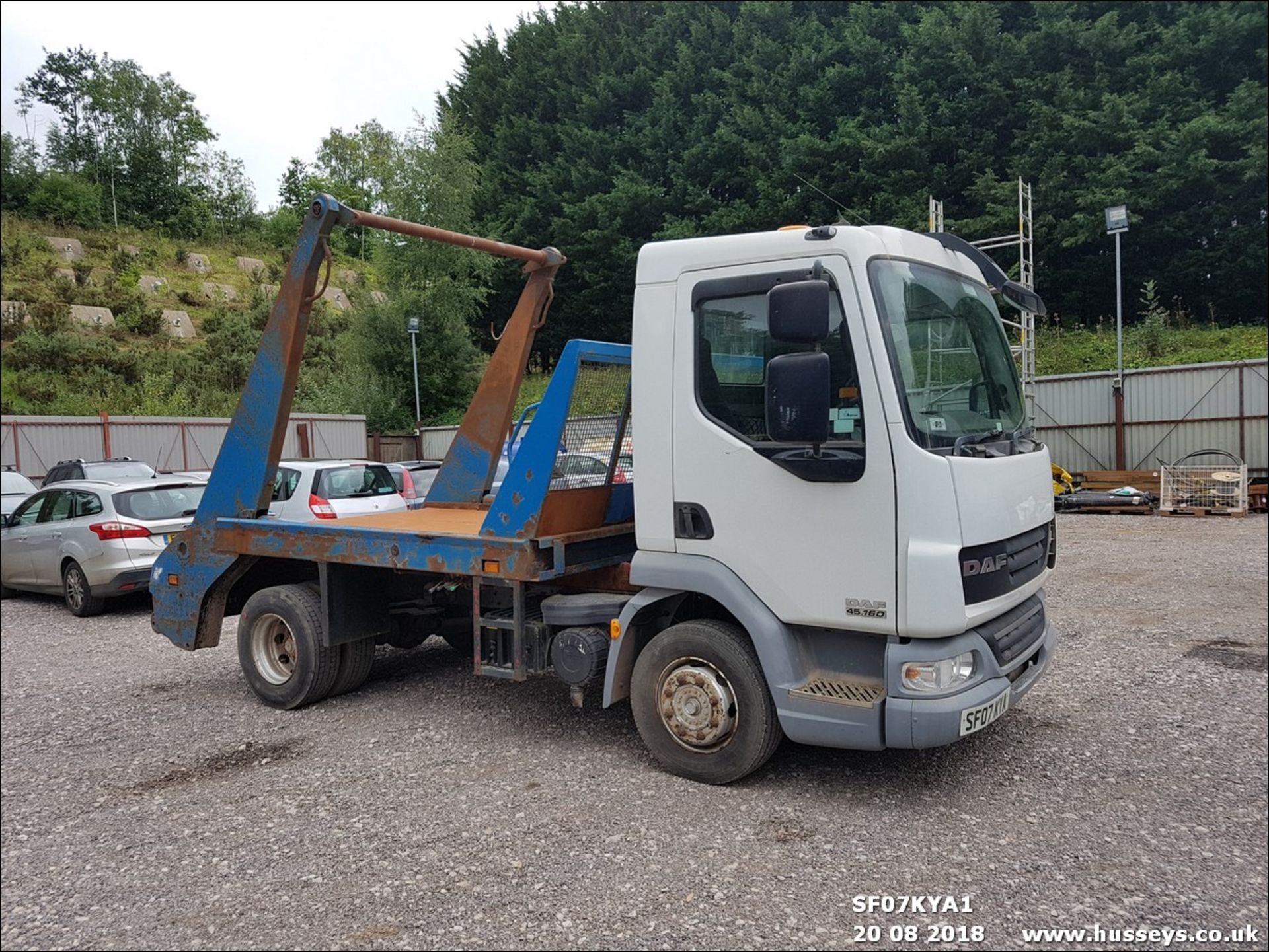 2007 DAF LF 45.160 SKIP LORRY SF07 KYA