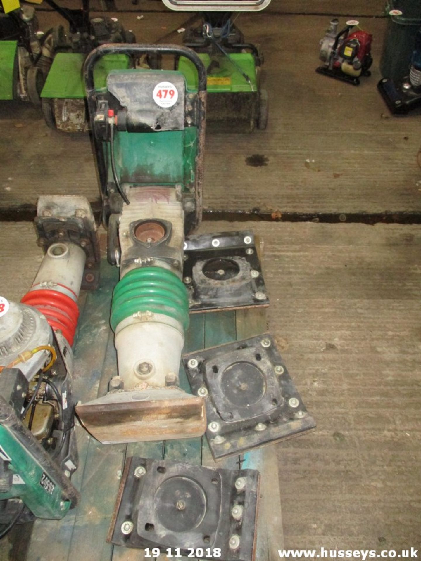 WACKER TRENCH RAMMER C/W SPARE FEET