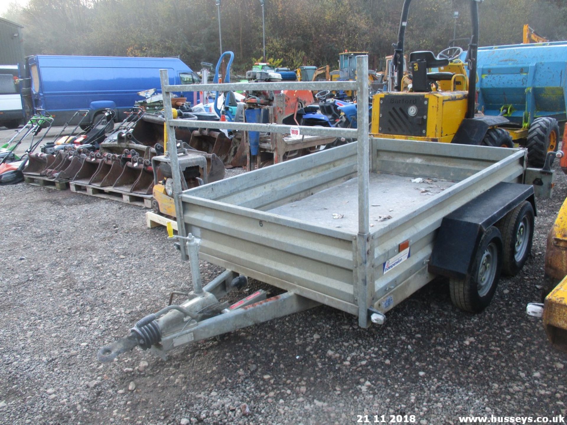 INDESPENSION 5' X 8' TWIN AXLE PLANT TRAILER 3184832