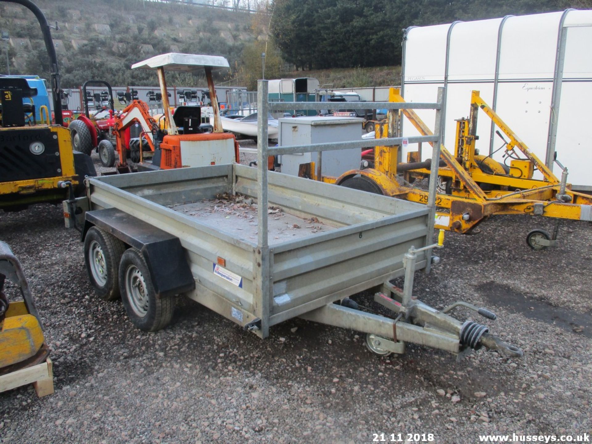 INDESPENSION 5' X 8' TWIN AXLE PLANT TRAILER 3184832 - Image 2 of 2
