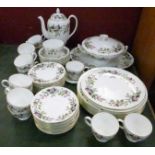 Wedgwood Hathaway Rose tea and dinnerwares
