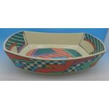 A Rosenthal studio pottery Flash serving dish, 28.75cm, D.