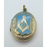 A Masonic locket