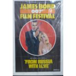 A James Bond 007 Film Festival poster, From Russian With Love,