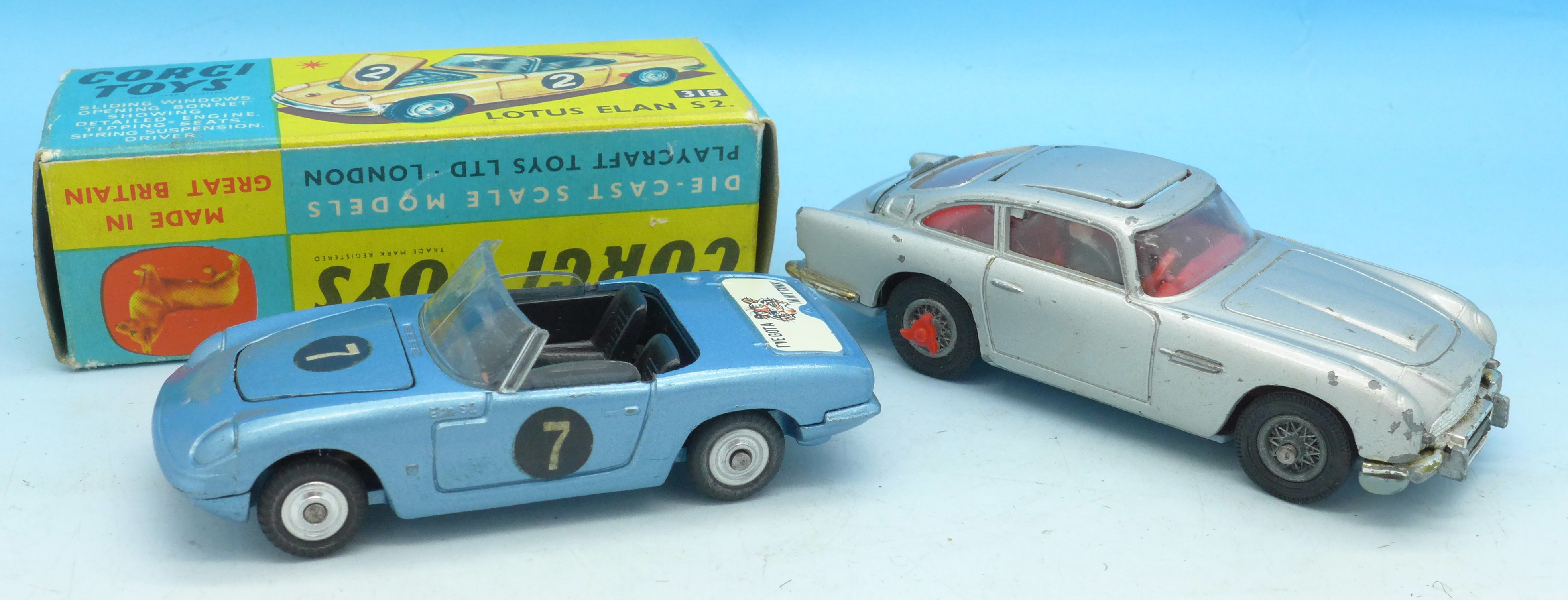 A Corgi Toys Lotus Elan 318,