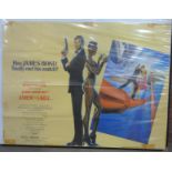 A James Bond 007 View To A Kill British original quad poster,