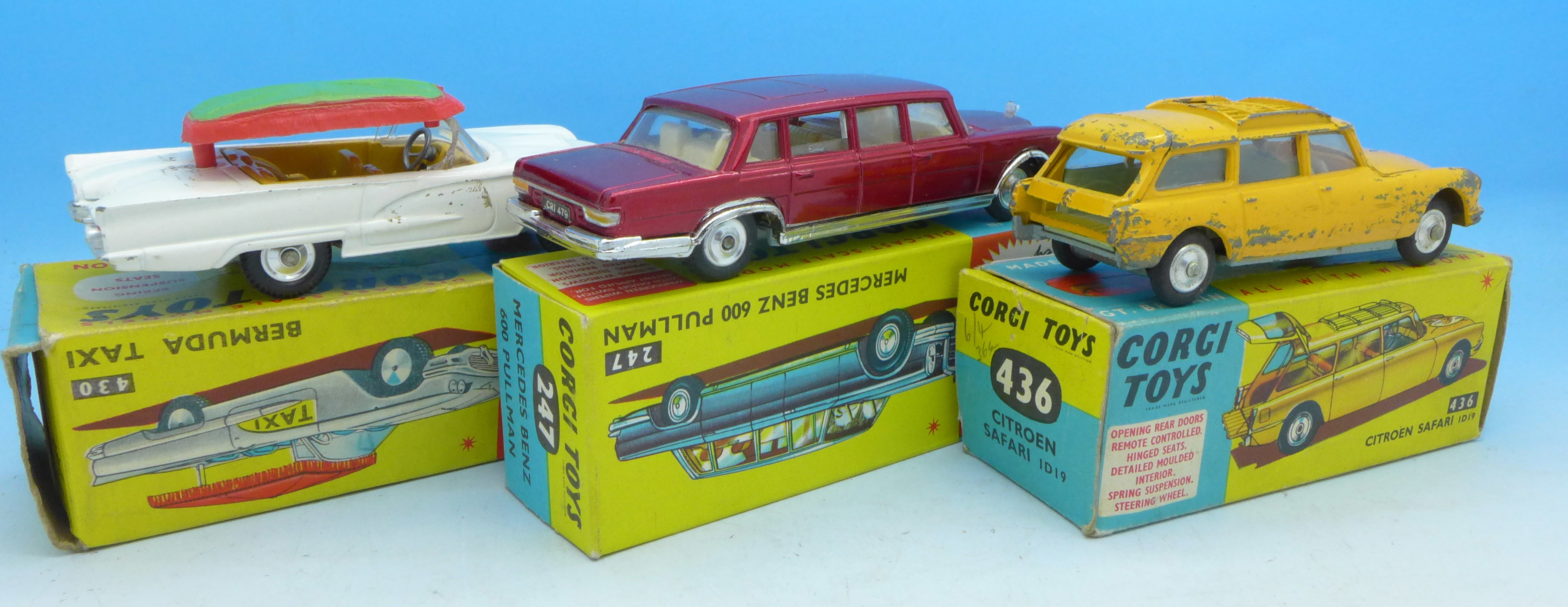 Three Corgi die-cast model vehicles, 436, 430 and 247, - Image 5 of 10