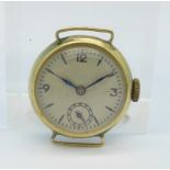A lady's 9ct gold cased Rolex Prima wristwatch,