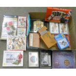 A collection of playing cards and card games