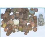 A quantity of coins, mainly British,