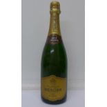 One bottle of Mercier champagne