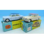 Two Corgi Toys die-cast vehicles, 217 and 234,