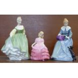 Three Royal Doulton figures, Dorothy,