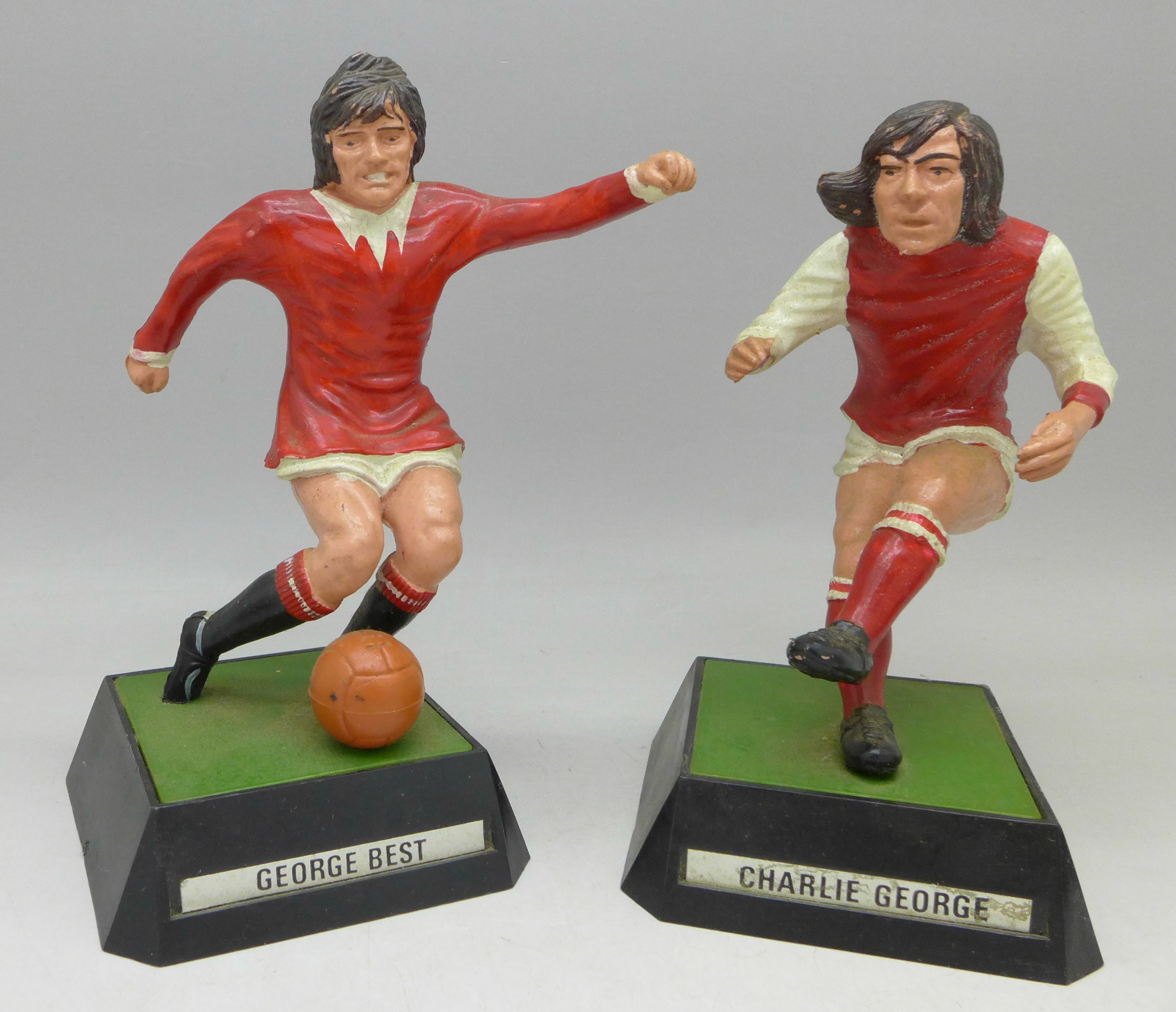 Four 1970's Mettoy Wembley Soccer Stars figures, Best, Bremner, - Image 2 of 4