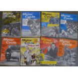 Thirty Motor Cycle magazines,