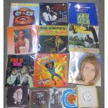 Soul, jazz, funk and pop LP records and 7" singles, (30 x LPs,