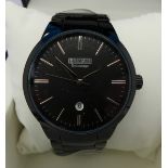 A Barkers of Kensington wristwatch, Entourage Steel, new and boxed,