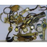 Lady's and gentleman's wristwatches including Seiko, Pulsar, Zentra,