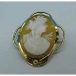 A cameo brooch