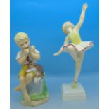 Two Royal Worcester figures,