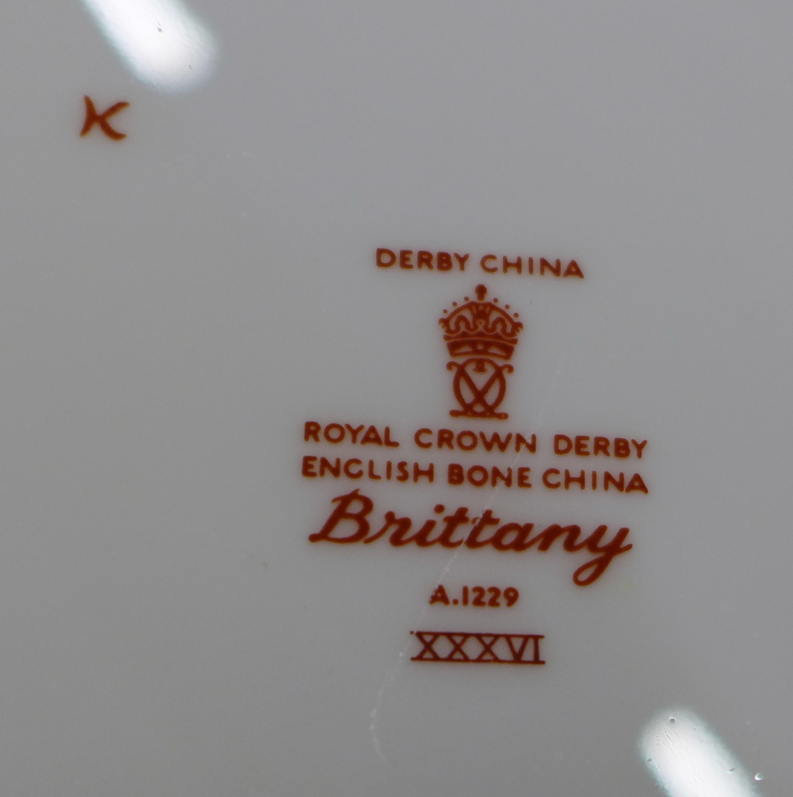 Ten Royal Crown Derby Brittany plates, - Image 2 of 2