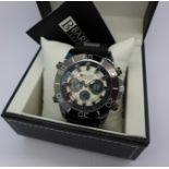 A Barkers of Kensington wristwatch, Turbo Sport White, new and boxed,