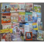 Home Maker and Do It Yourself magazines from 1960's and other publications including UK travel