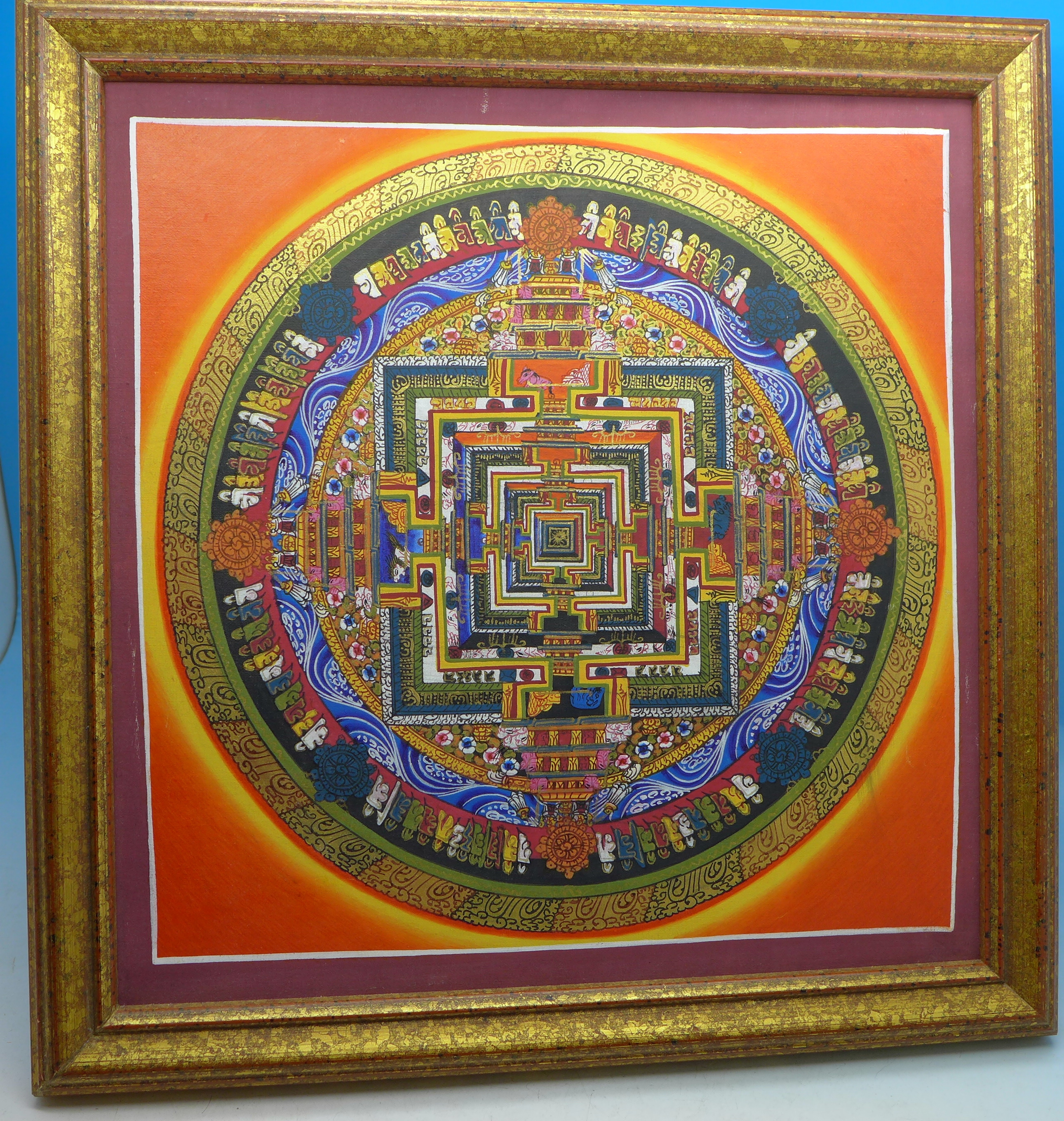 A Nepalese Mandala painting,