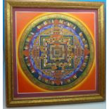 A Nepalese Mandala painting,