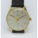 A 9ct gold cased Garrard quartz wristwatch,