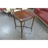 An Edward VII mahogany occasional table