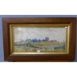 Edgar Woollatt (1871-1931), Winthorpe Church near Skegness, watercolour,