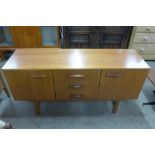 A teak sideboard