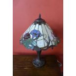 A Tiffany style table lamp