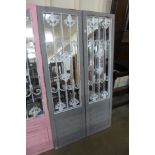 A pair of French style mirrors