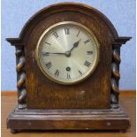 An Astral oak mantel clock